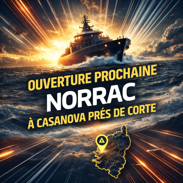 Norrac arrive en Corse du Nord !